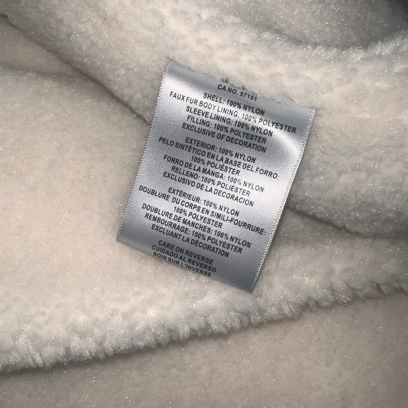 Women’s Levi Blue puffer Sherpa  winter jacket - Picture 5 of 10